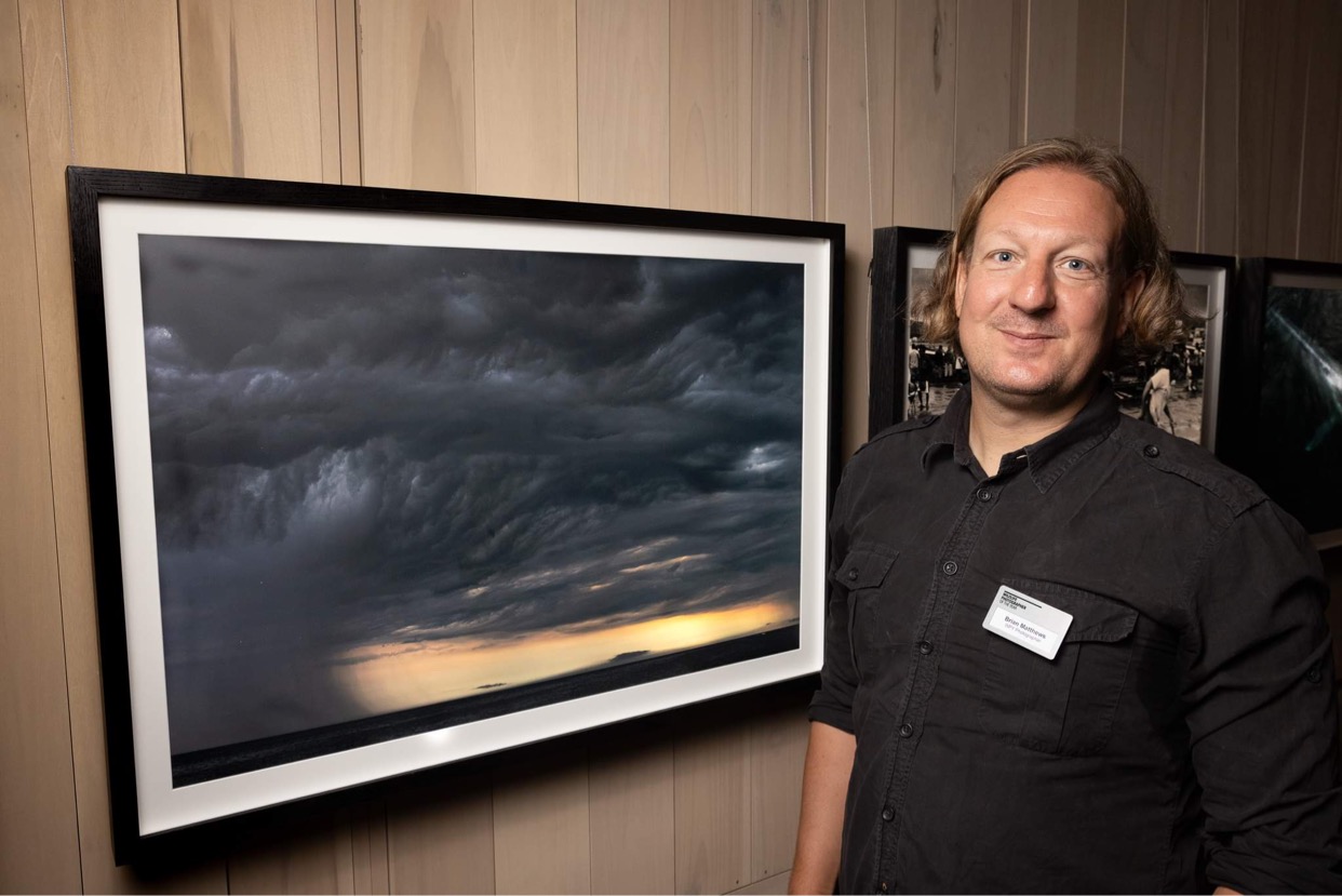Brian W Matthews at the Wildlife Photographer of the Year awards, 2023